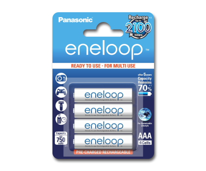Bateria lub akumulatorek ENELOOP AAA 750 mAh 2100 CYKLI 4szt.